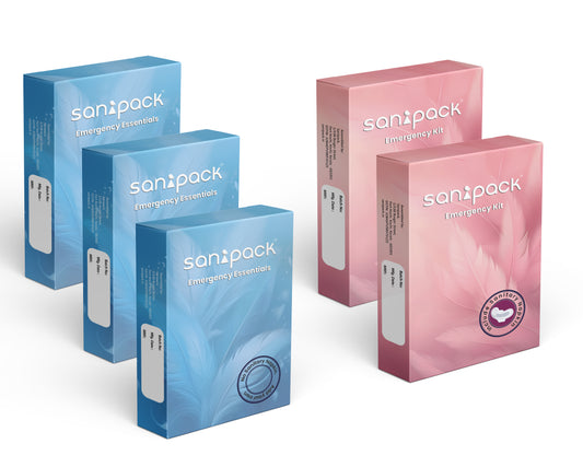 Discount Combo 2: 2 Period Kit + 3 Toilet Hygiene Kit