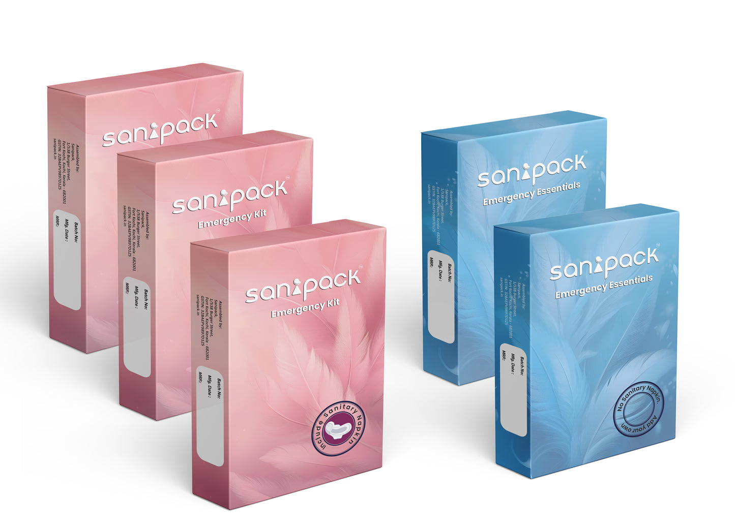 Discount Combo 1 : 3 Period Kit + 2 Toilet Hygiene Kit