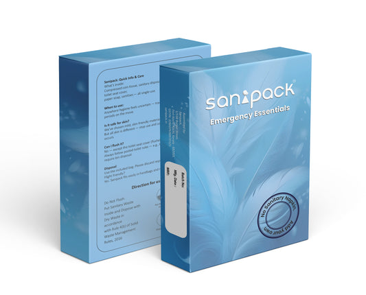 Sanipack™ Toilet Hygiene Kit (Pack of 5 with Discount)
